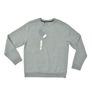 VRST Men Pinnacle Fleece Mid Grey Heather Moisture Wicking Anti-Odor Size M NEW